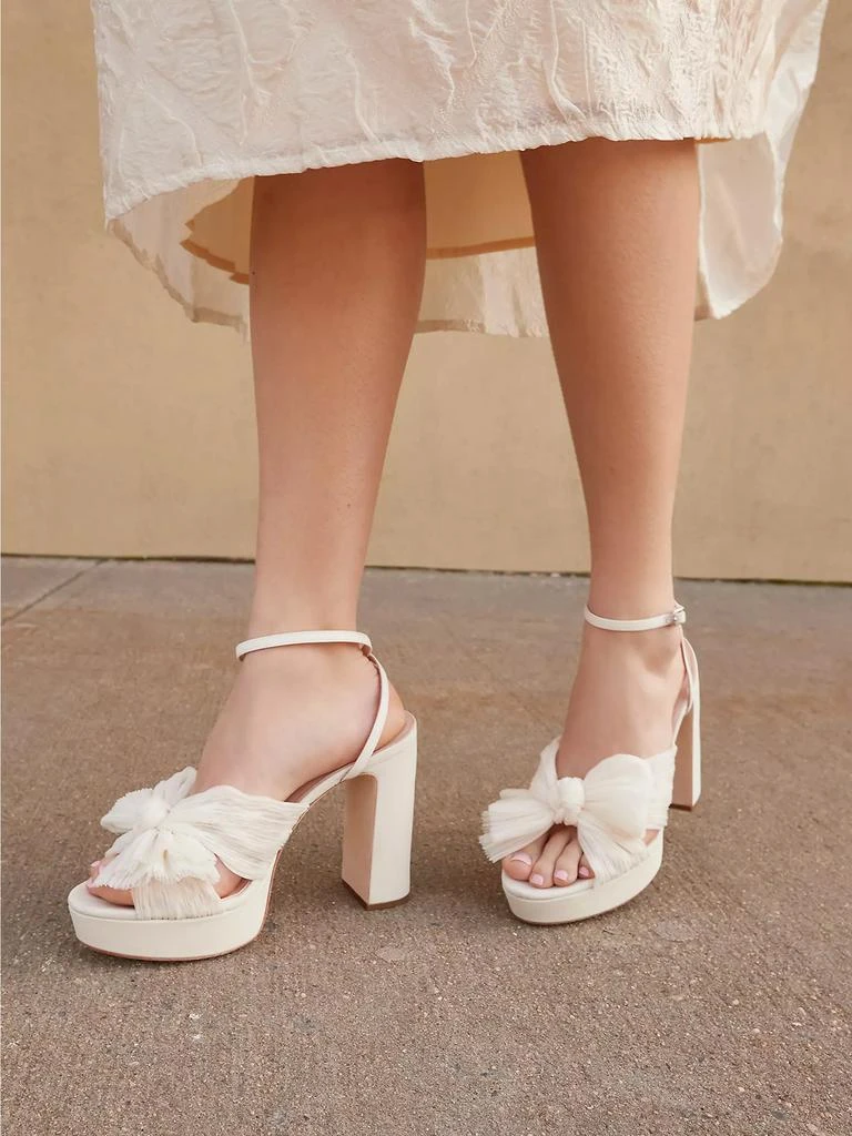 商品Loeffler Randall|Natalia Knotted Platform Sandals,价格¥3396,第5张图片详细描述