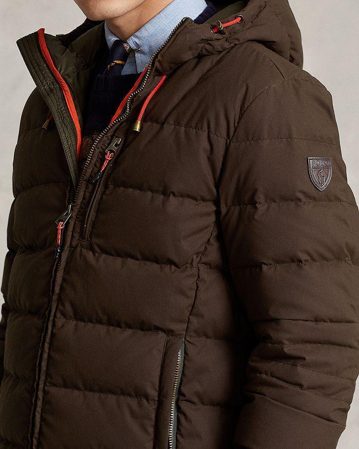 商品Ralph Lauren|Oilcloth Quilted Hooded Down Jacket,价格¥2999,第6张图片详细描述