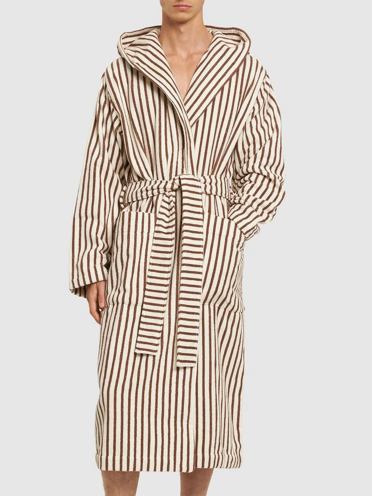 商品Tekla|Kodiak Stripes Bathrobe,价格¥2271,第2张图片详细描述