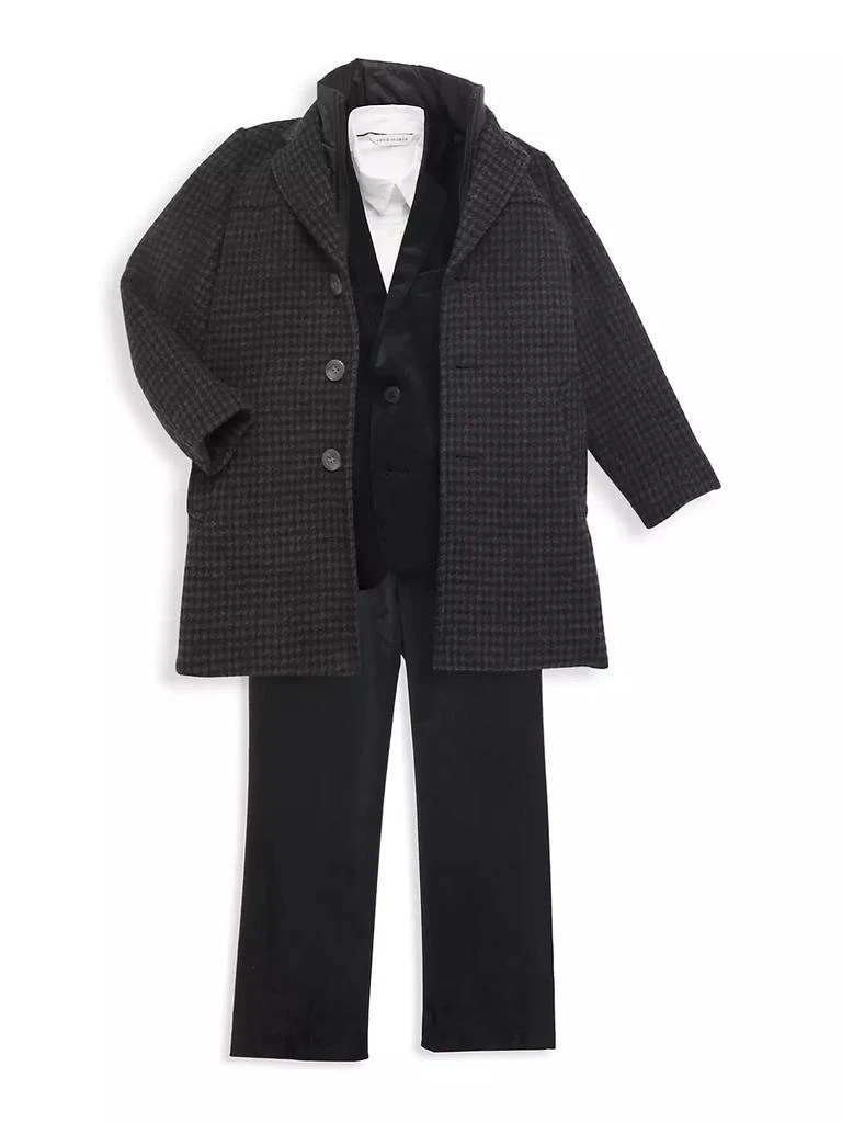 商品Appaman|Little Boy's & Boy's City Houndstooth Overcoat,价格¥835,第2张图片详细描述