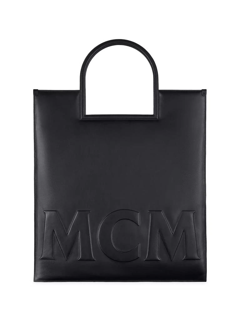 商品MCM|Extra Large Aren Leather Tote Bag,价格¥6332,第2张图片详细描述