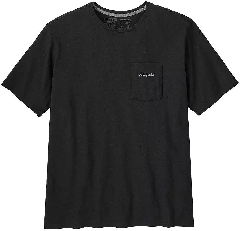 商品Patagonia|Patagonia Men's Line Logo Ridge Pocket Responsibili-Tee Short Sleeve T-Shirt,价格¥372,第3张图片详细描述