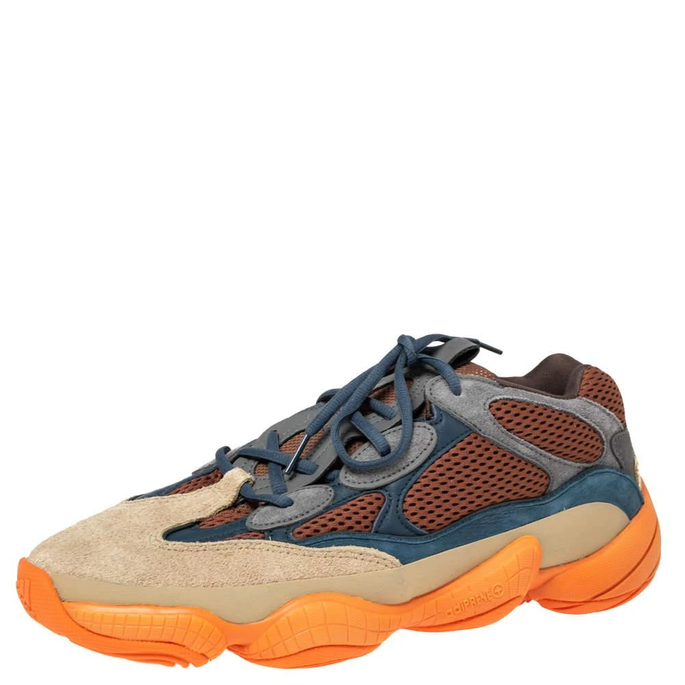 商品YEEZY|Yeezy x Adidas Multicolor Mesh And Suede 500 Enflame Sneakers Size 45 1/3,价格¥2220,第1张图片