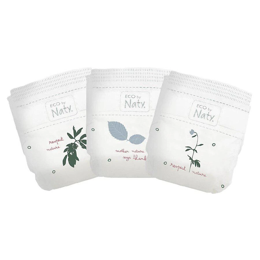 商品Eco by Naty|Disposable Diapers for Sensitive Skin Size Newborn,价格¥82,第3张图片详细描述