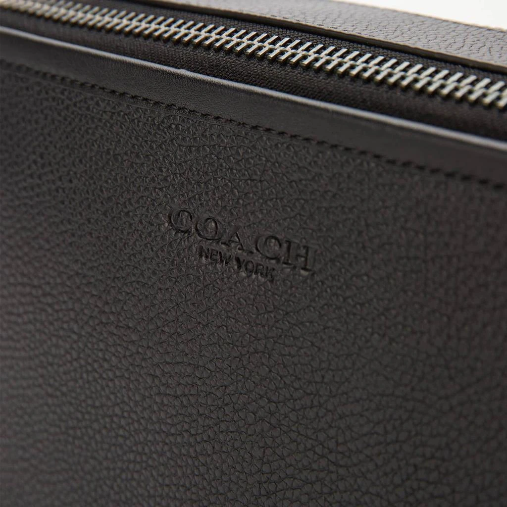 商品Coach|Coach Men's Charter Crossbody Bag 24 In Pebble Leather - Black,价格¥3849,第4张图片详细描述