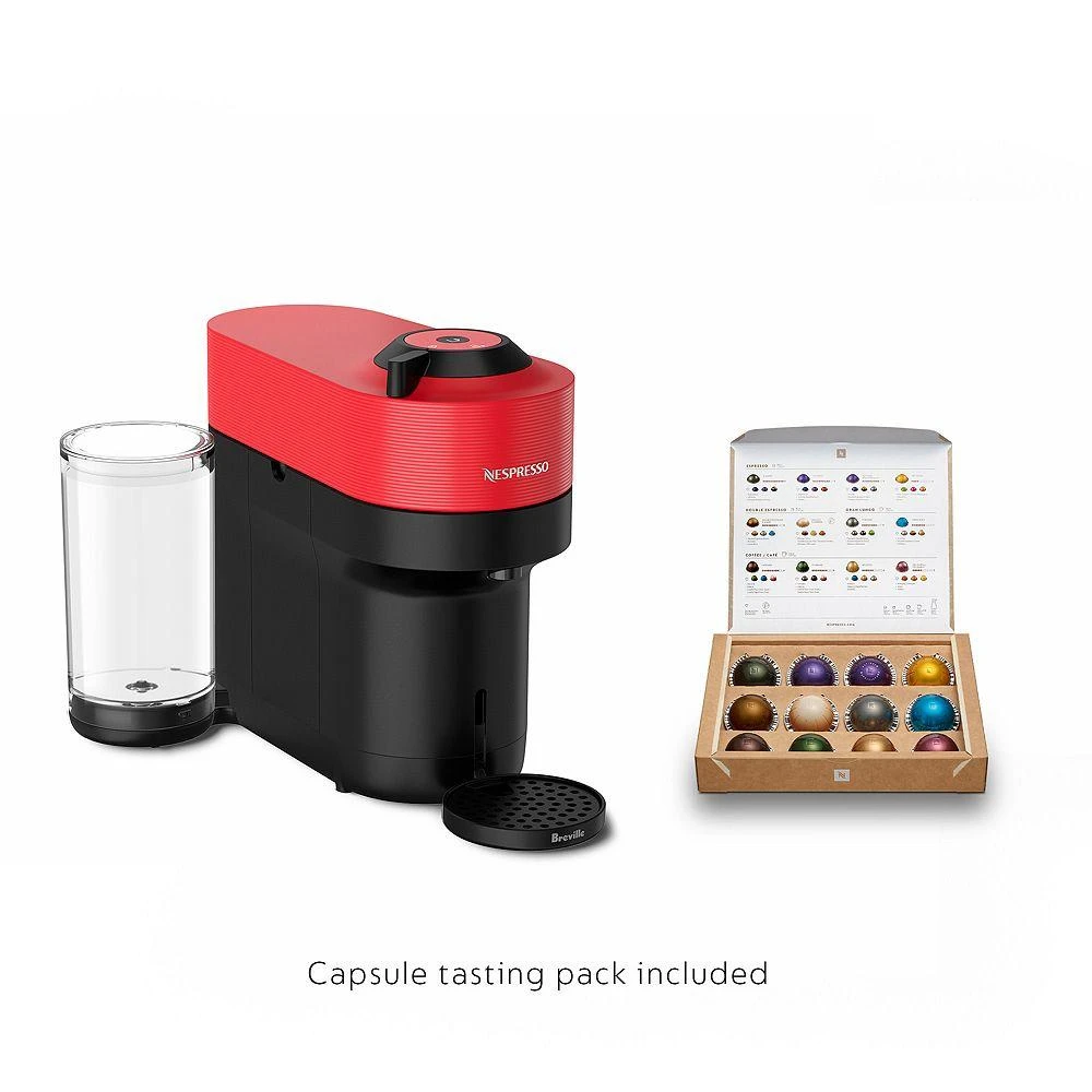 Vertuo Pop+ Coffee and Espresso Maker by Breville in Red 商品