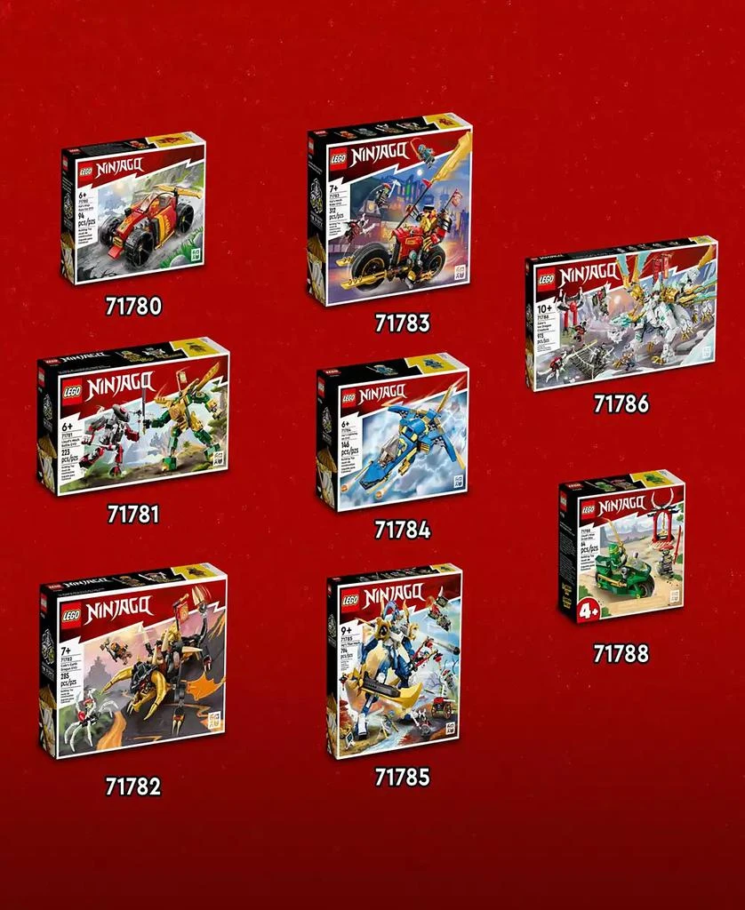 商品LEGO|Ninjago Creative Ninja Brick Box 71787 Toy Building Set with Kai, Nya, Master Wu, Apprentices and Bone Hunter Minifigures,价格¥380,第5张图片详细描述