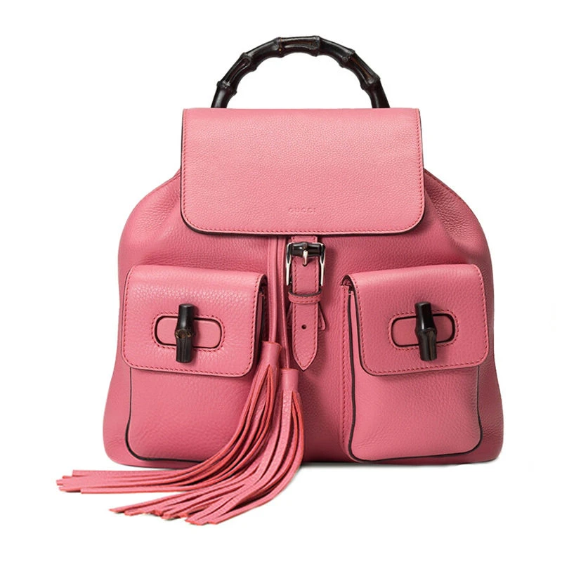 商品[国内直发] Gucci|GUCCI 粉色女士双肩包 370833-A7M0N-5528,价格¥18202,第1张图片