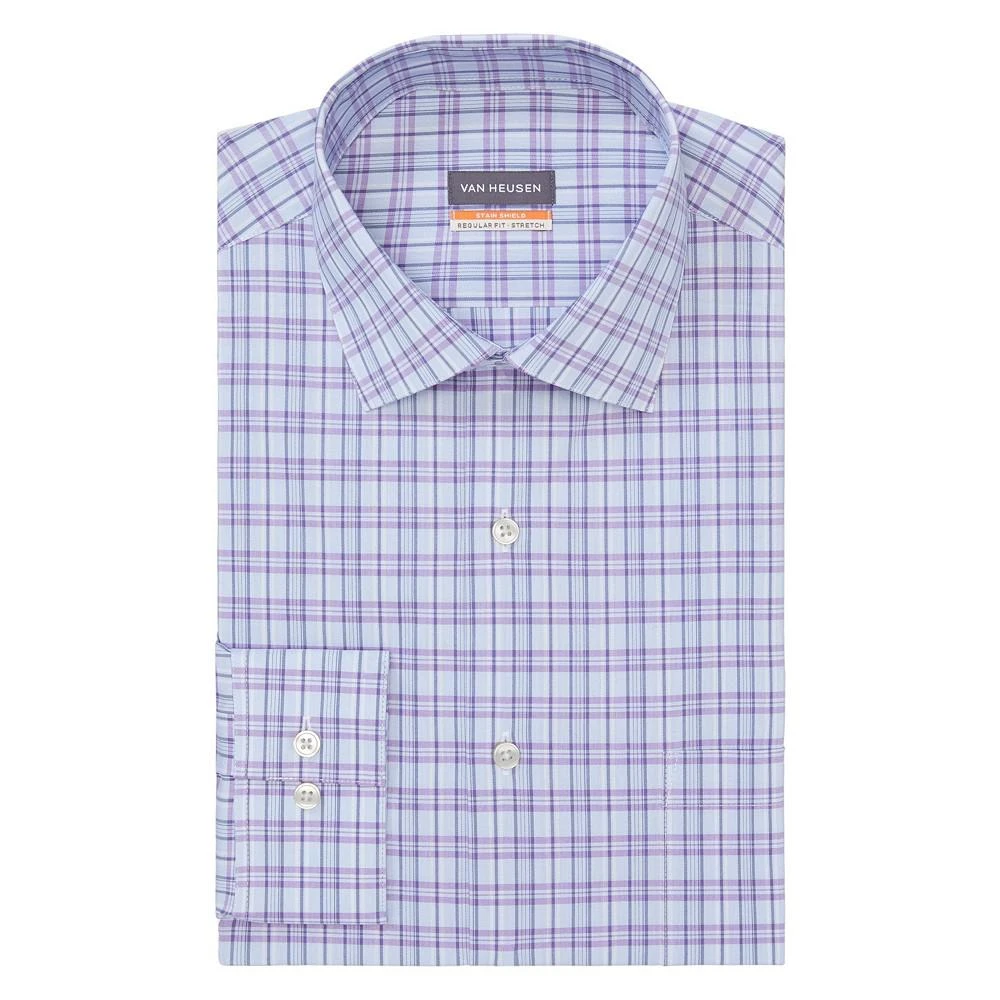 商品Van Heusen|Men's Stain Shield Regular Fit Dress Shirt,价格¥414,第1张图片