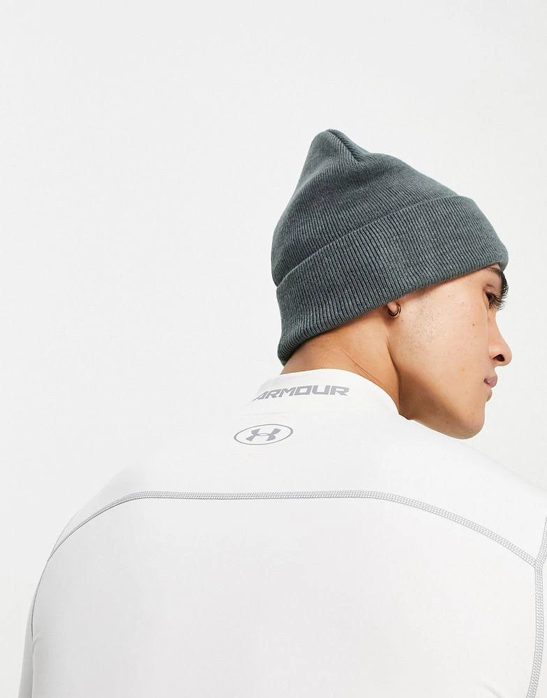 商品Under Armour|Under Armour halftime knit beanie in grey,价格¥102,第2张图片详细描述