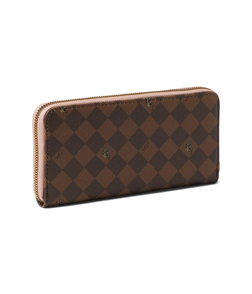 商品U.S. POLO ASSN.|Diamond Zip Around Wallet,价格¥223,第2张图片详细描述