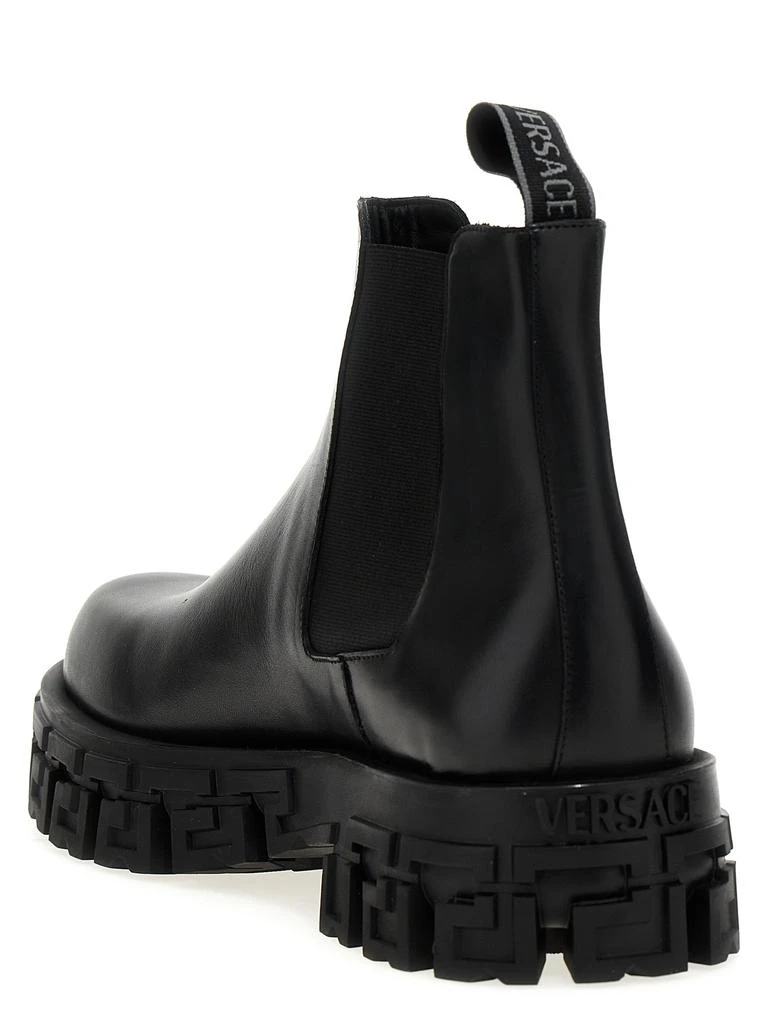 商品Versace|Greca Boots, Ankle Boots Black,价格¥3039,第2张图片详细描述