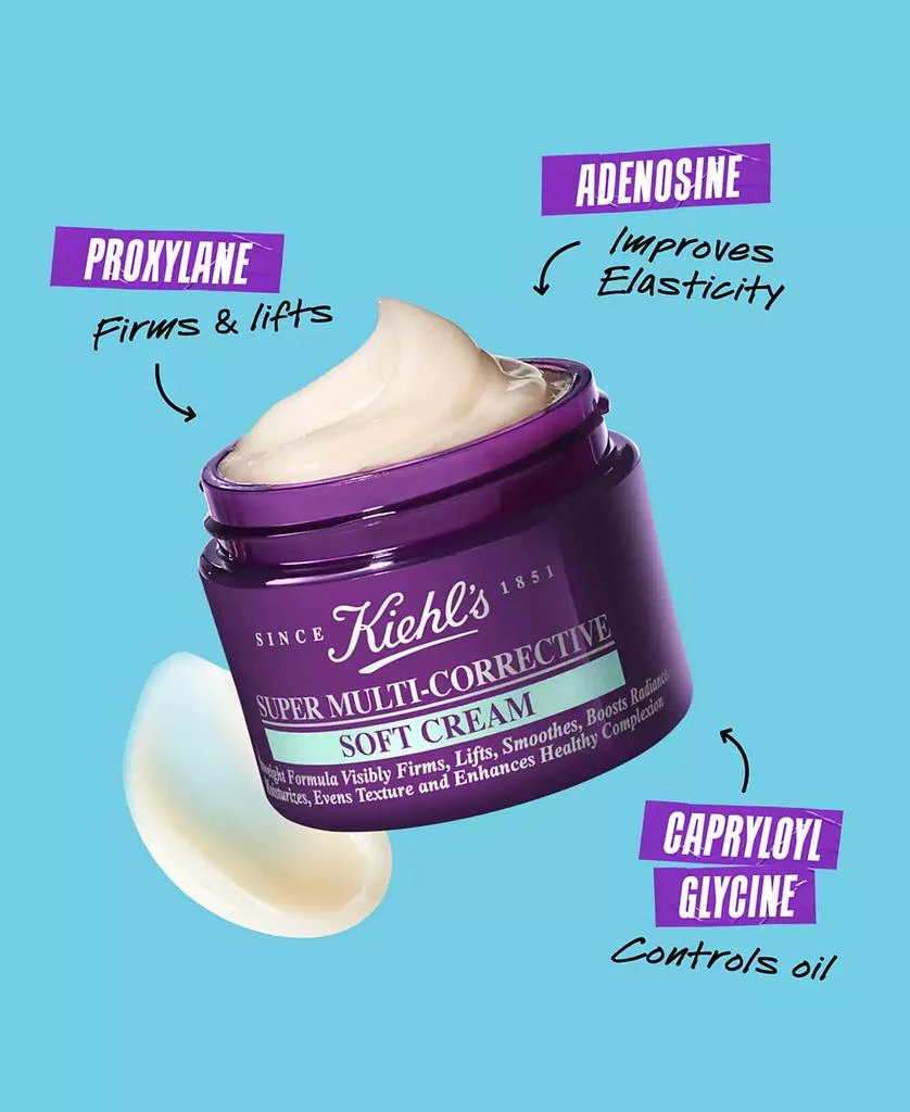 商品Kiehl's|Super Multi-Corrective Anti-Aging Face & Neck Soft Cream, 2.5 oz.,价格¥569,第4张图片详细描述