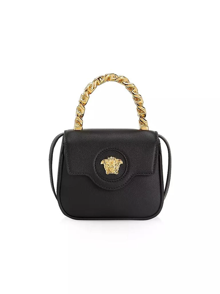 商品Versace|Mini La Medusa Chain Leather Top Handle Bag,价格¥7013,第1张图片