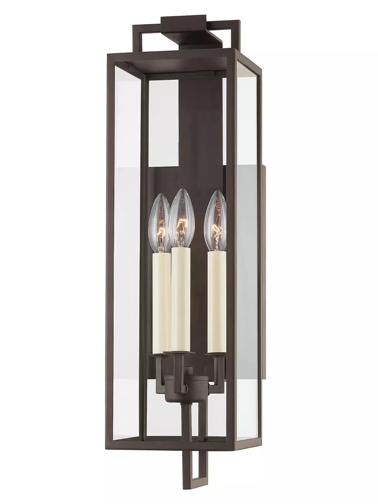 商品Troy Lighting|Beckham 3-Light Exterior Wall Sconce,价格¥2467,第2张图片详细描述