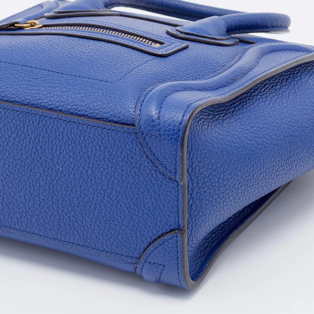 Céline Blue Leather Nano Luggage Tote 商品