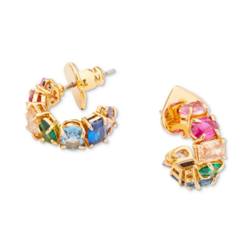 商品Kate Spade|Gold-Tone Candy Shop Small Hoop Earrings, .67",价格¥358,第1张图片