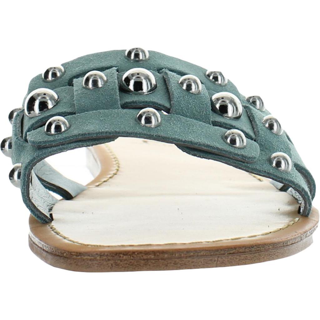 Marc Fisher LTD Womens Pacca Leather Studded Slide Sandals商品第6张图片规格展示