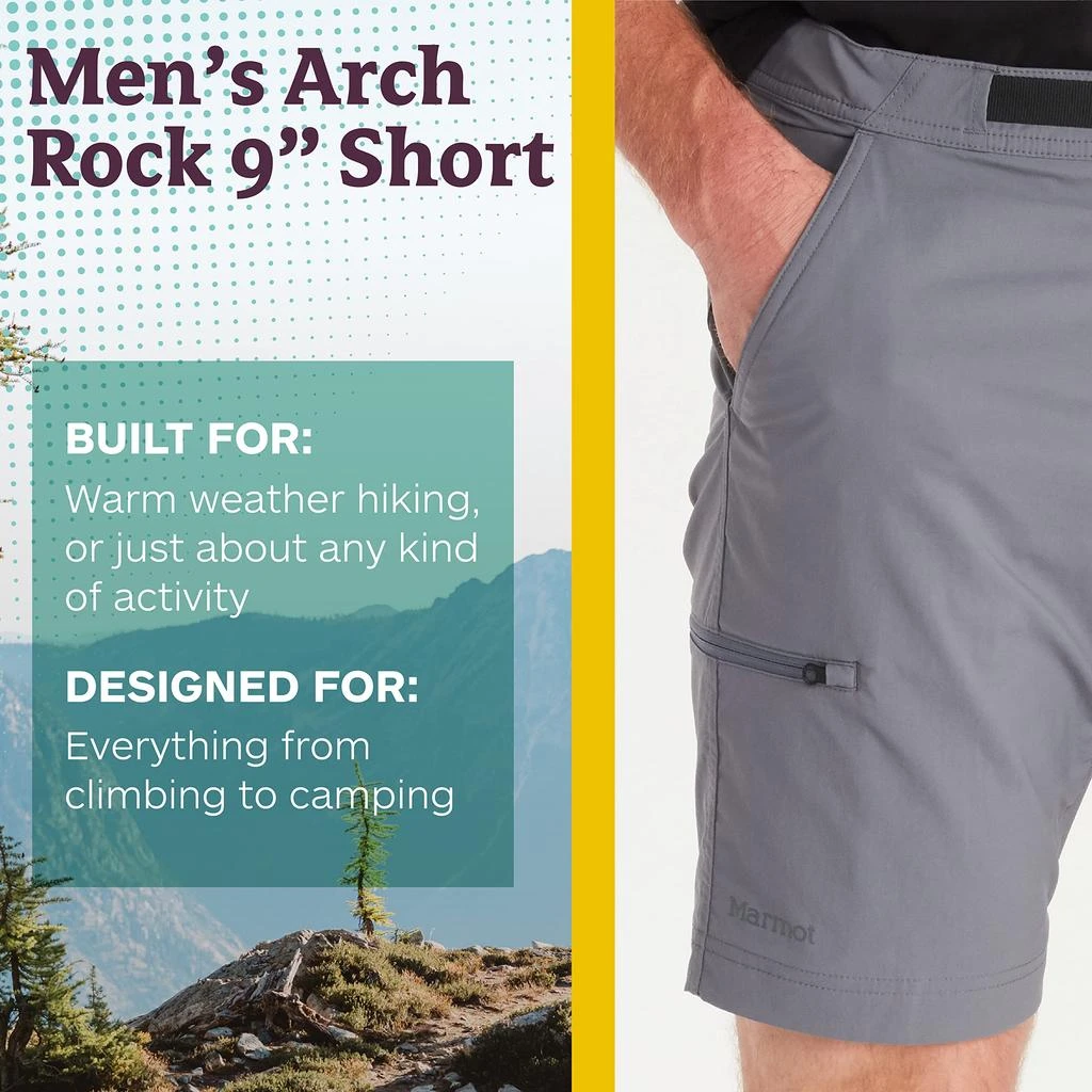 商品Marmot|MARMOT Men's Standard Arch Rock Short-9",价格¥178,第2张图片详细描述