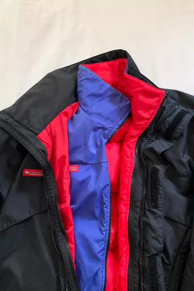 商品Columbia|Vintage Columbia 3 in 1 Convertible Puffer Jacket,价格¥1265,第4张图片详细描述