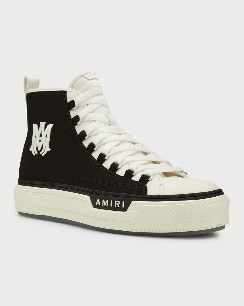 商品AMIRI|Men's MA Court Canvas High-Top Sneakers,价格¥4038,第4张图片详细描述