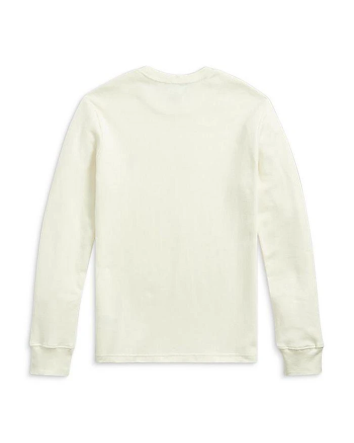 商品Ralph Lauren|Boys' Long Sleeve Waffle Cotton Tee - Big Kid,价格¥205,第2张图片详细描述