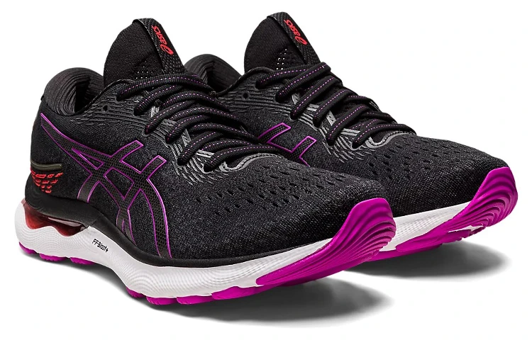 商品[国内直发] Asics|GEL-Nimbus 24 舒适简约减震 低帮 休闲跑步鞋 女款 黑紫,价格¥1198,第4张图片详细描述