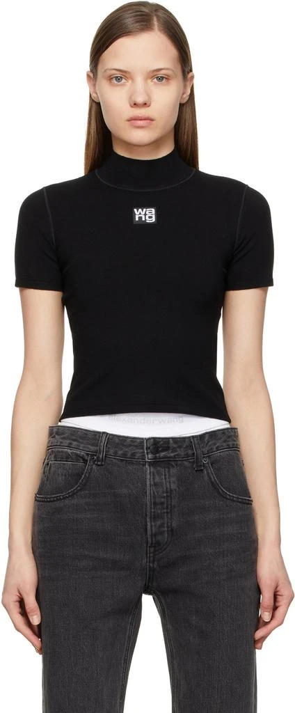 商品Alexander Wang|Black Bodycon T-Shirt,价格¥1555,第1张图片