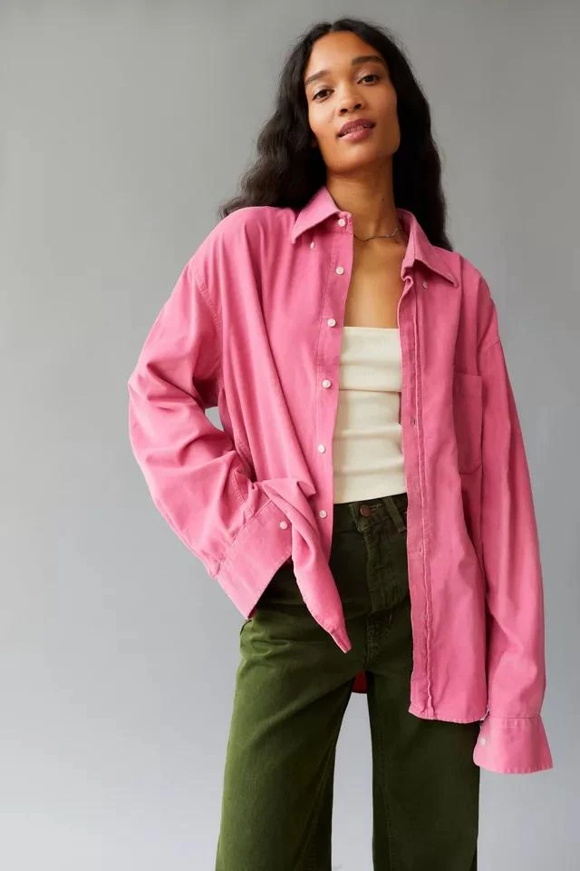 商品Urban Renewal|Urban Renewal Remade Overdyed Corduroy Shirt,价格¥366,第1张图片