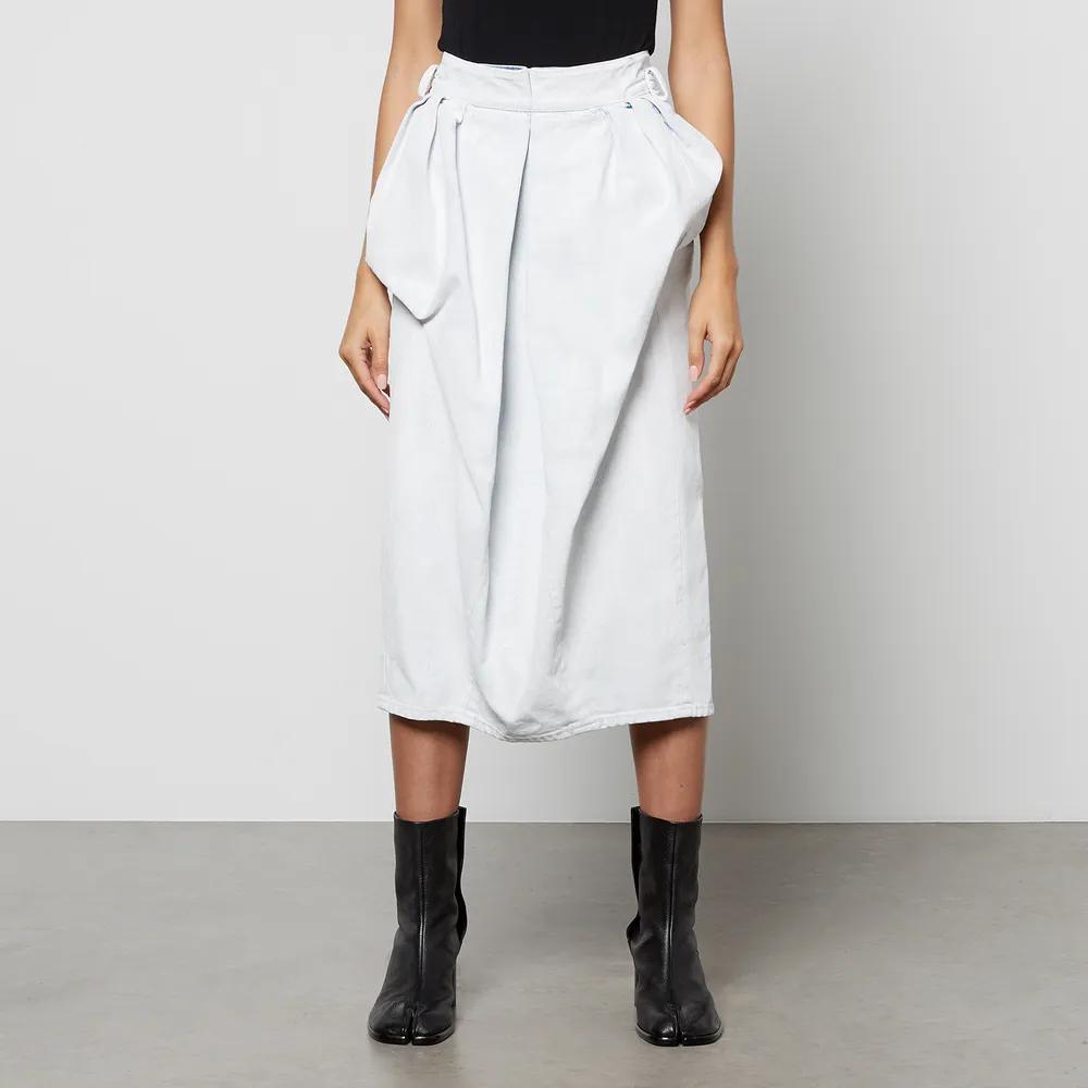 商品MAISON MARGIELA|Maison Margiela Painted Denim Midi Skirt,价格¥8795,第1张图片