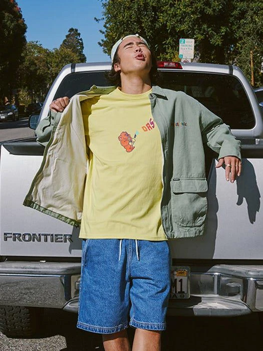 商品WKNDRS|SAX SS T-SHIRT (YELLOW),价格¥382,第3张图片详细描述