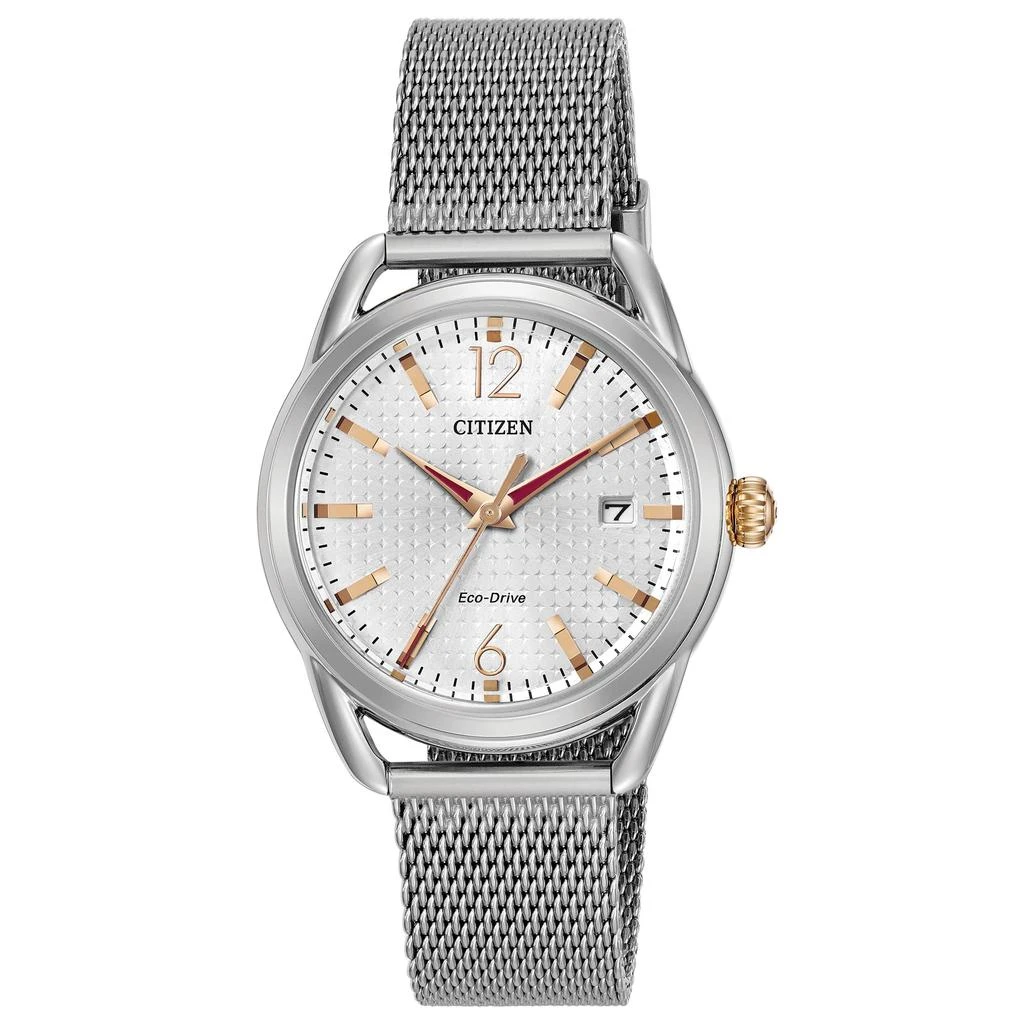 商品Citizen|Citizen Eco-Drive Casual Womens Watch, Stainless Steel,价格¥928-¥1406,第1张图片