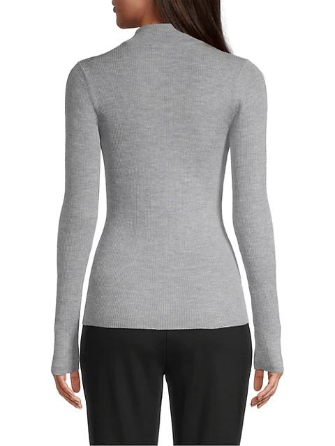 Mock Neck Pullover Top商品第5张图片规格展示