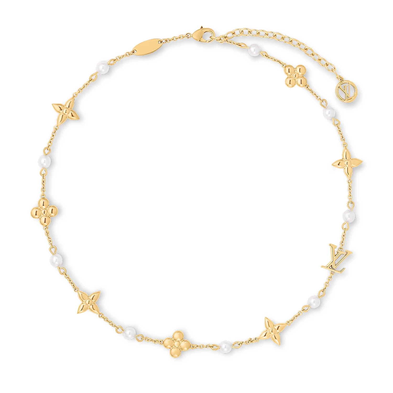 商品Louis Vuitton|【预售】 LV路易威登 25春夏 女士 项链 LOUISA 项链 M01610 ,价格¥6484,第1张图片