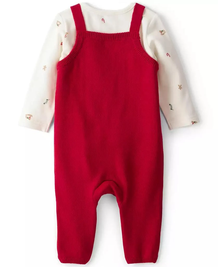 商品Carter's|Baby Boys 2-Piece Gingerbread T-Shirt and Overalls Set,价格¥106,第2张图片详细描述