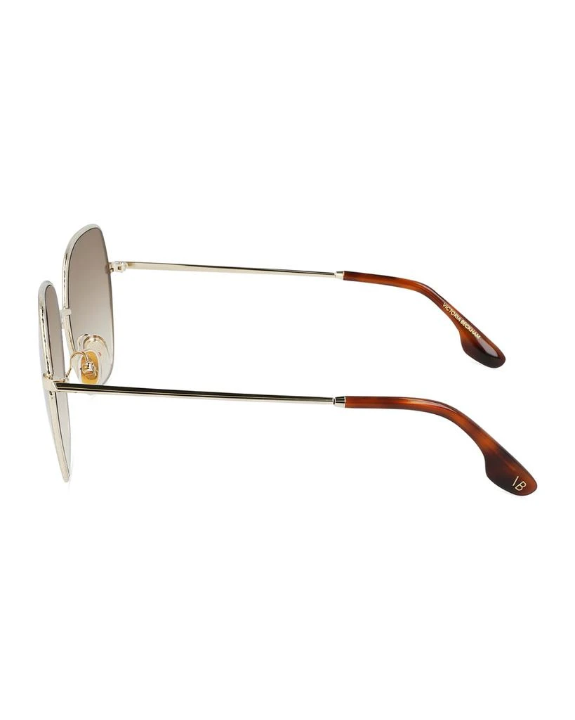 商品Victoria Beckham|Oversized Square Hammered Metal Sunglasses,价格¥3301,第3张图片详细描述