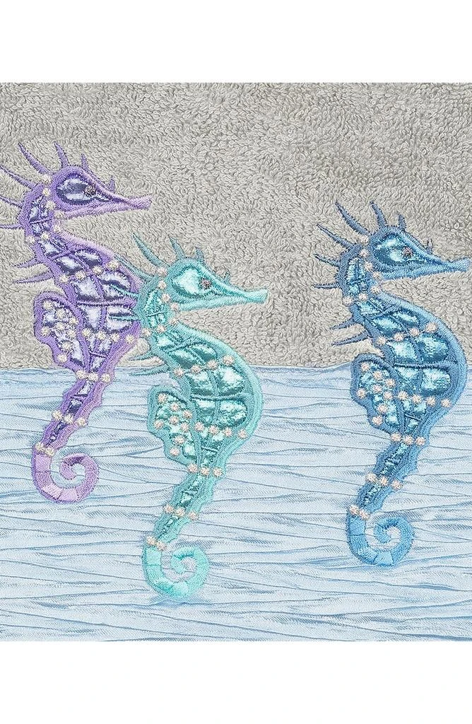 商品Linum Home Textiles|SOFIA Seahorse Embellished Turkish Cotton Bath Towel,价格¥328,第2张图片详细描述