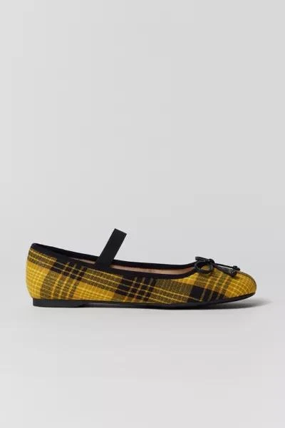 商品Urban Outfitters|UO Kendra Plaid Ballet Flat,价格¥190,第4张图片详细描述