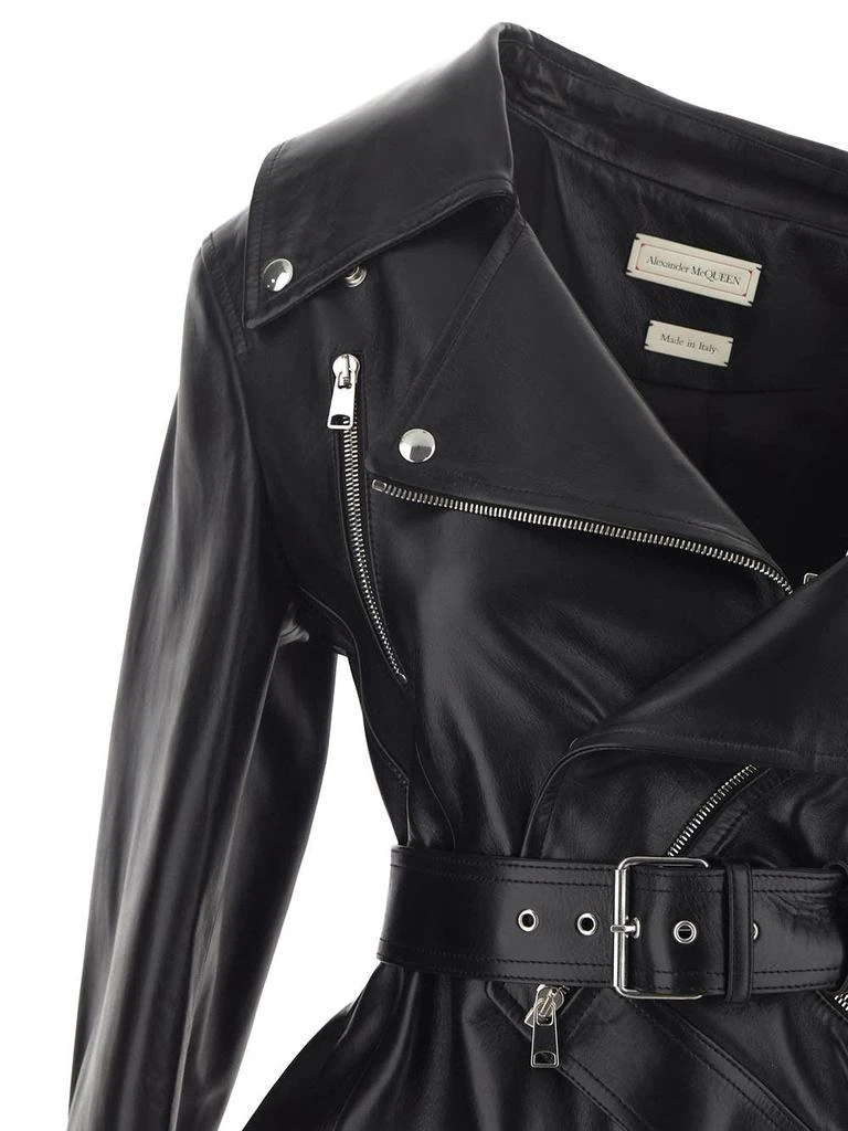 商品Alexander McQueen|Twister Biker Jacket,价格¥37486,第3张图片详细描述