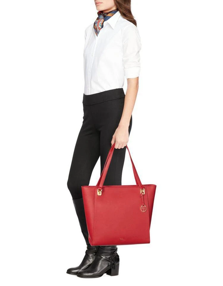 商品Ralph Lauren|Emden Faux Leather Tote,价格¥379,第4张图片详细描述