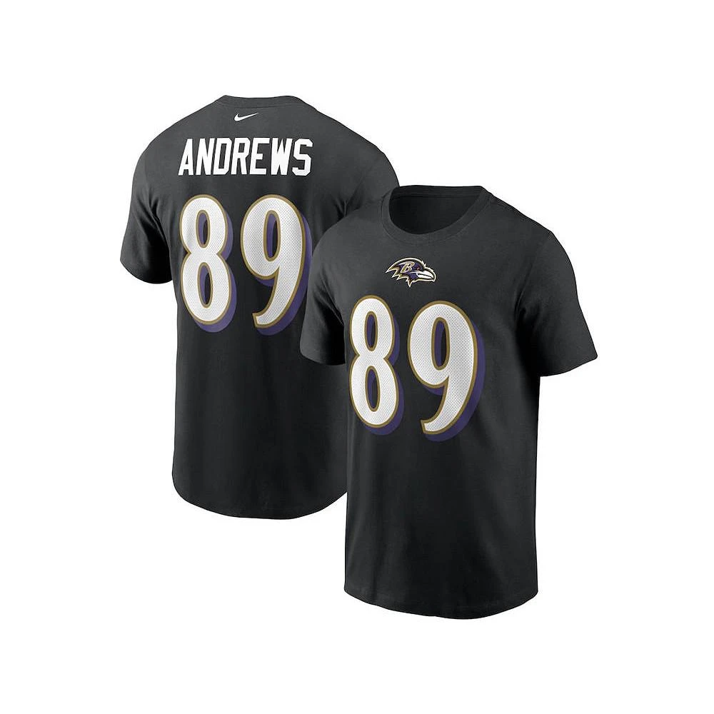 商品NIKE|Baltimore Ravens Men's Pride Name and Number Wordmark T-Shirt - Mark Andrews,价格¥303,第1张图片