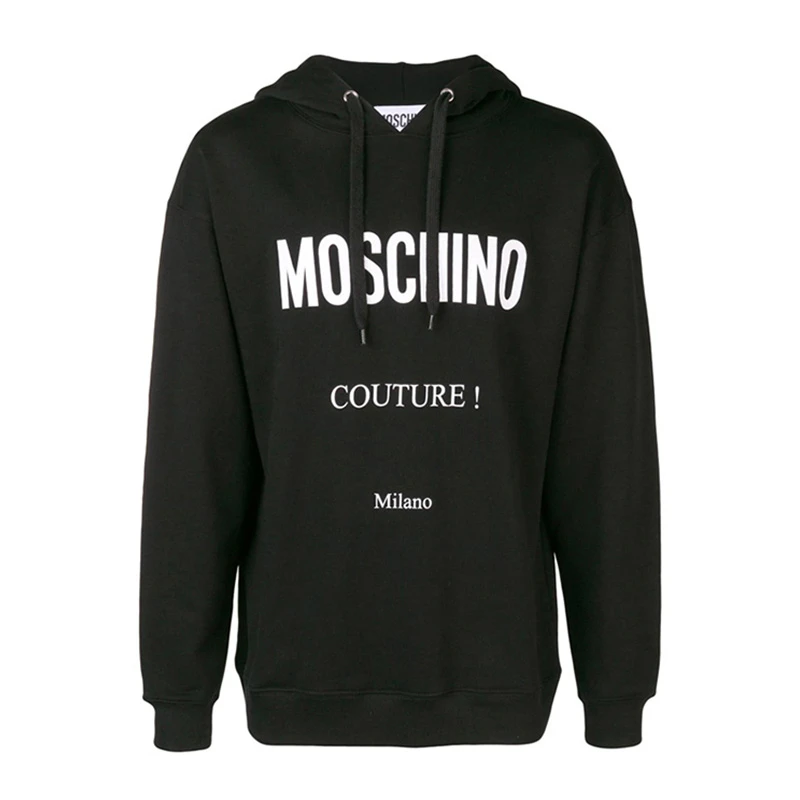 商品[国内直发] Moschino|Moschino 莫斯奇诺 男士黑色卫衣 ZA1701-5227-1555,价格¥1004,第1张图片