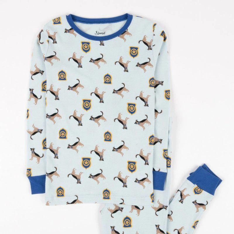 商品Leveret|Kids Long Sleeve Cotton Pajamas,价格¥76,第1张图片