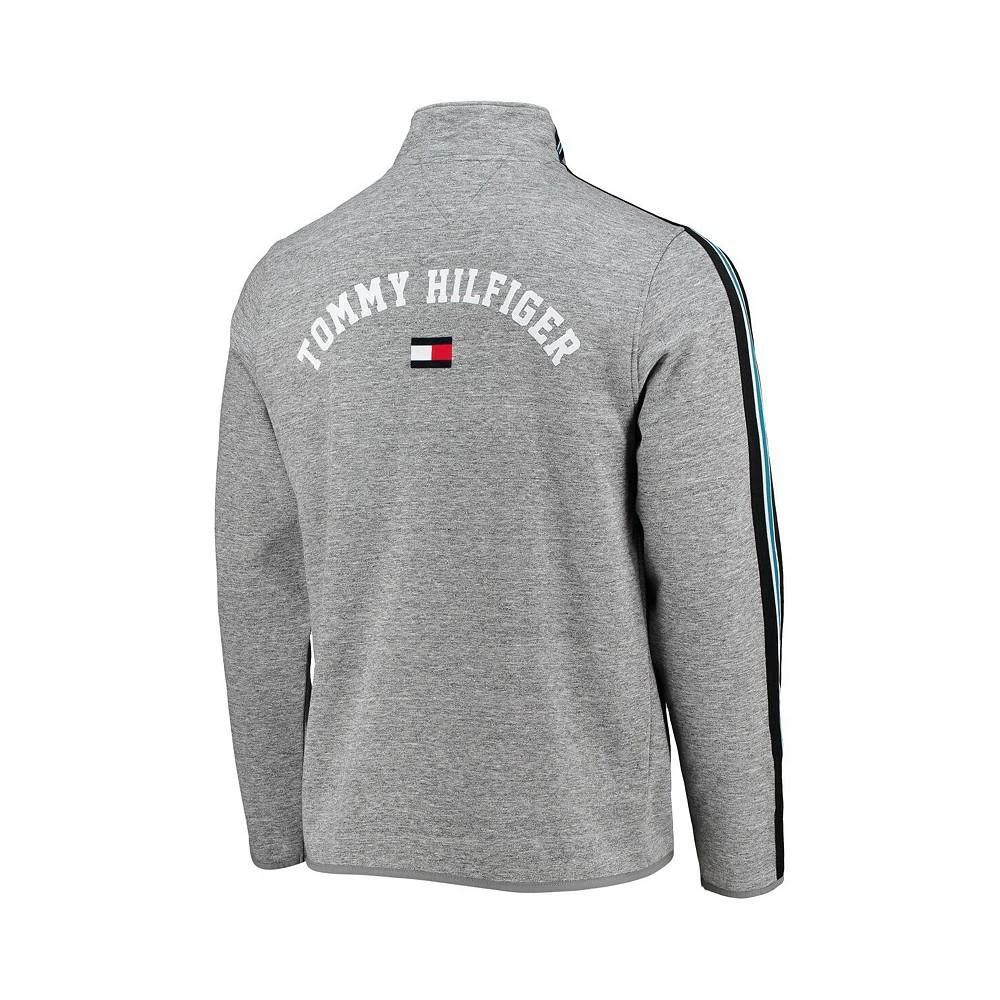 商品Tommy Hilfiger|Men's Heathered Gray Jacksonville Jaguars Mario Quarter-Zip Jacket,价格¥492,第4张图片详细描述