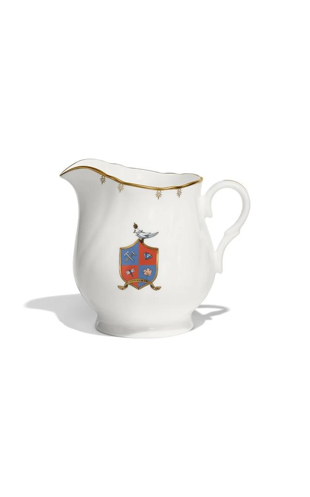 商品Tiffany & Co.|Tiffany & Co. - Crest Bone China Creamer - White - Moda Operandi,价格¥2651,第1张图片
