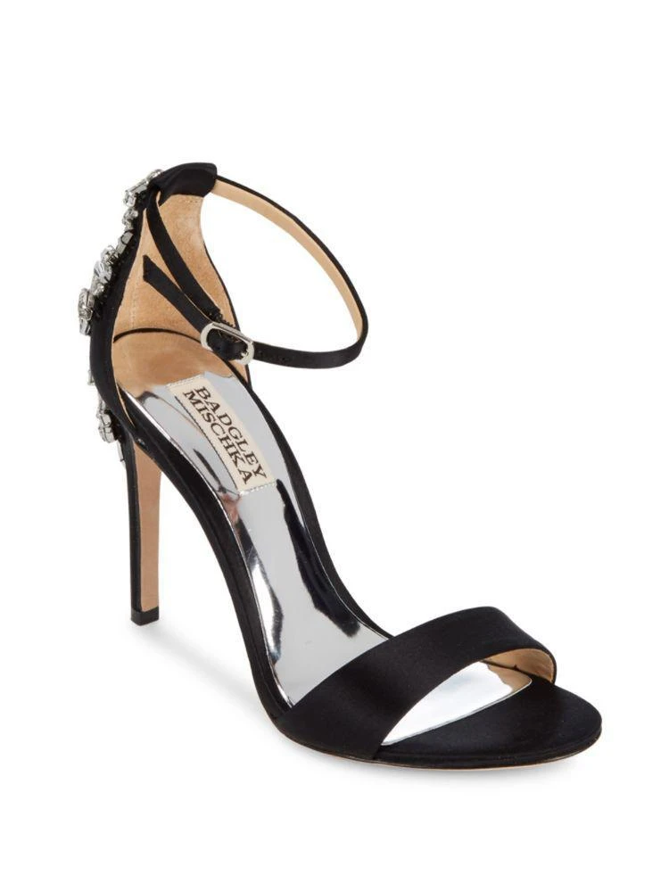 Bartley Embellished Satin Sandals 商品