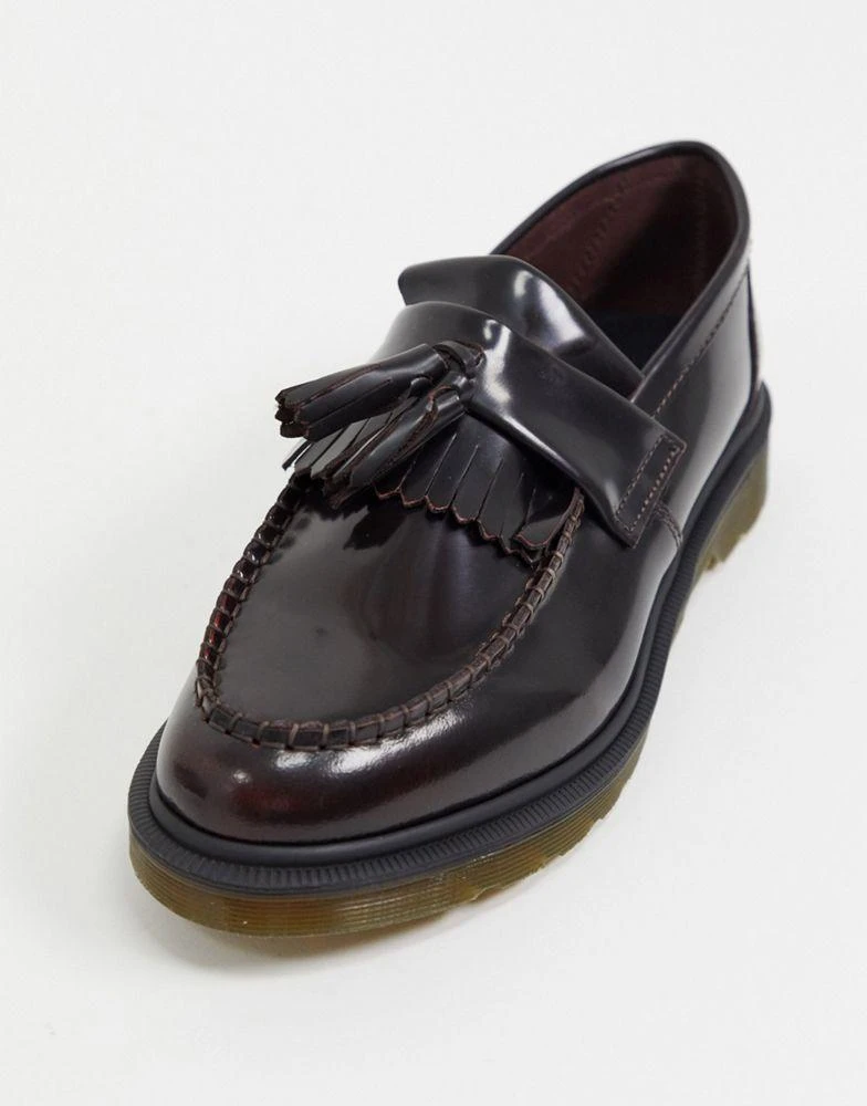 商品Dr. Martens|Dr Martens adrian tassel loafers in burgundy,价格¥1206,第4张图片详细描述