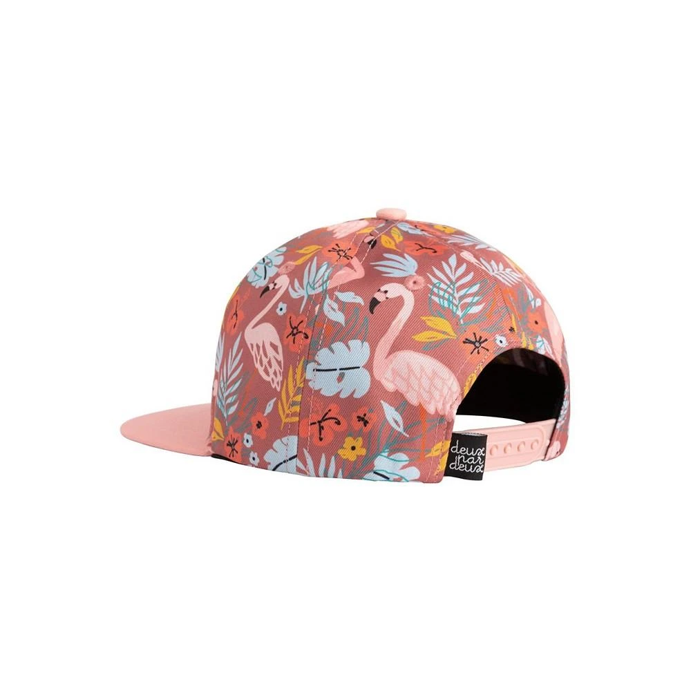 商品Deux par Deux|Baby Girl Printed Cap Cinnamon Pink Flamingos - Infant,价格¥201,第2张图片详细描述