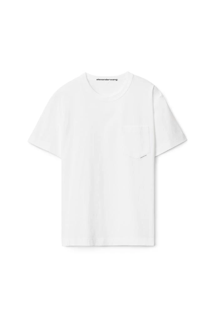 商品Alexander Wang|POCKET TEE IN HIGH TWIST JERSEY,价格¥713,第1张图片