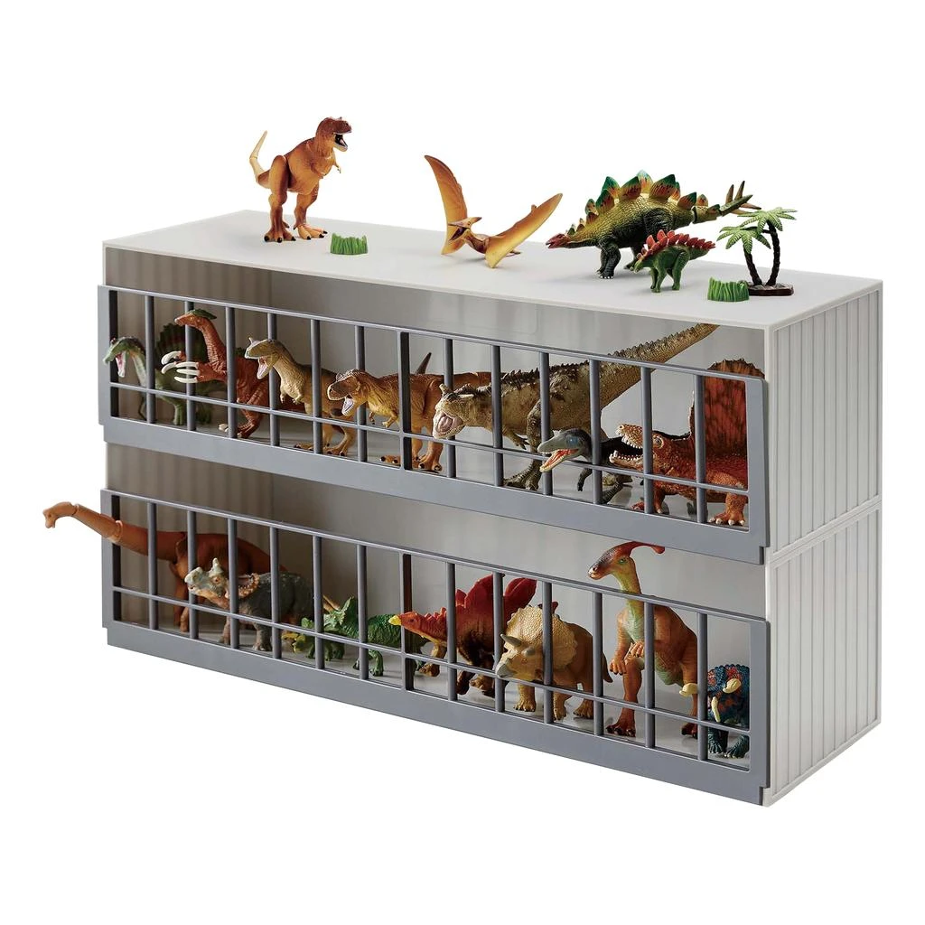 Toy Display Case, ABS Plastic, Stackable, No Assembly 商品